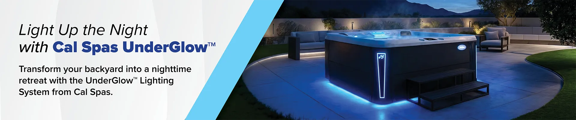 Calspas hot tub being used in a family setting - Caro